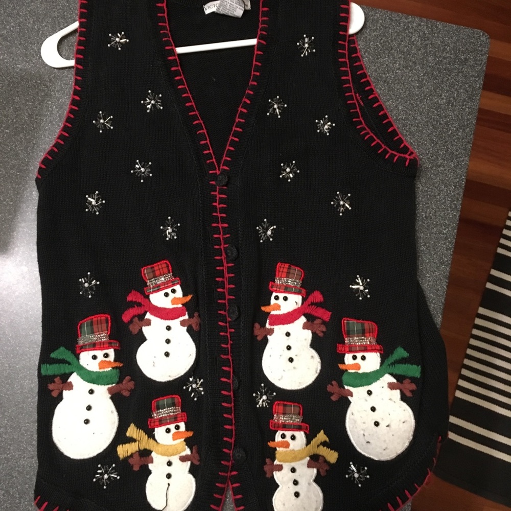 Vintage holiday vest